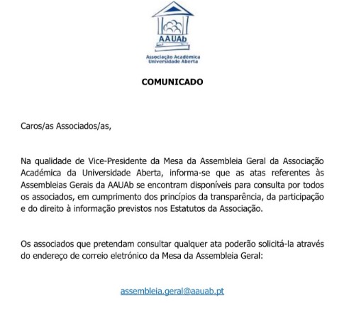 Consulta de Atas das AGs