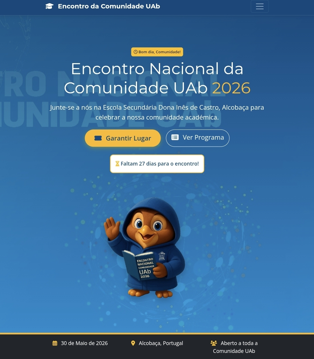 Encontro Nacional da Comunidade UAb - Nova data